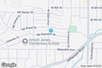 Map image of the property - 3721 Mt Pleasant St