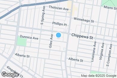 Map image of the property - 3633 Dunnica Ave