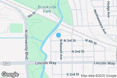 Map image of the property - 303 N Russell Ave