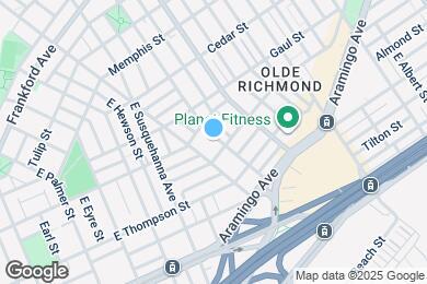 Map image of the property - 2546 E Dauphin St
