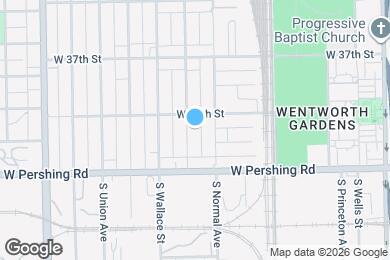 Map image of the property - 3815 S Parnell Ave