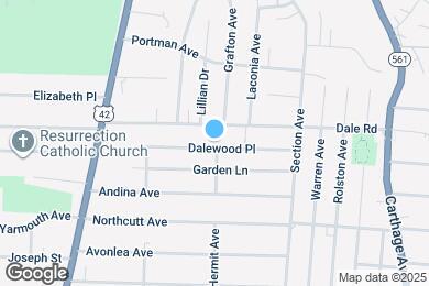 Map image of the property - 1870 Dalewood Pl