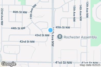 Map image of the property - 1801 43rd St NW