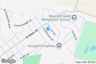 Map image of the property - 109 E Blancas Dr