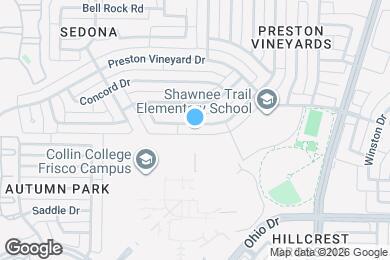 Map image of the property - 10217 Napa Valley Dr