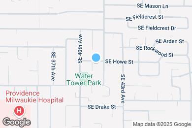 Map image of the property - 4122-4130 SE Howe St