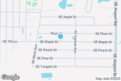 Map image of the property - 1524 SE Maple Dr