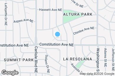 Map image of the property - 3907 Solano Pl NE