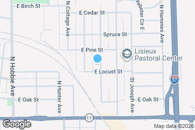 Map image of the property - 323 N Illinois Ave