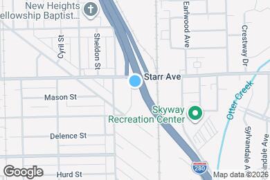 Map image of the property - 419 Clyde St