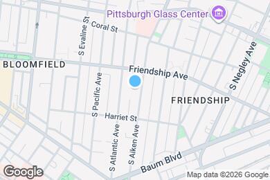 Map image of the property - 328 S Aiken Ave
