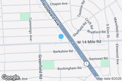Map image of the property - 1493 E 14 Mile Rd