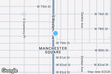 Map image of the property - 7822 S Western Ave
