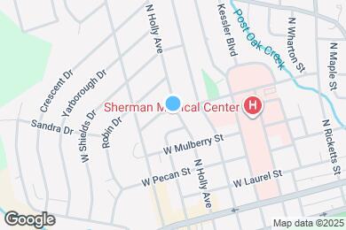 Map image of the property - 1402 Hillcrest Dr