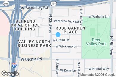Map image of the property - 2220 W Oraibi Dr