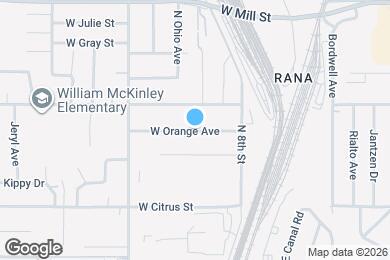 Map image of the property - 223 W Orange Ave