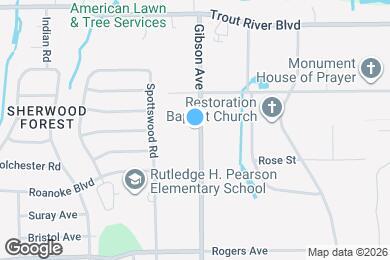 Map image of the property - 9658 Gibson Ave