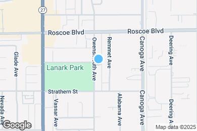 Map image of the property - 8120 Owensmouth Ave