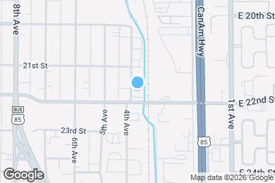 Map image of the property - 2130 4th Ave