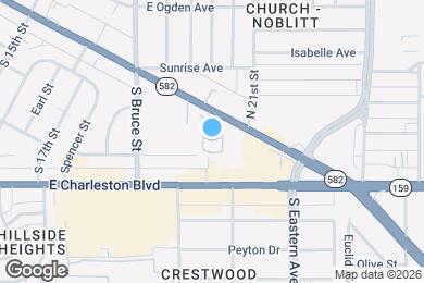 Map image of the property - 1999 Yaupon Ave