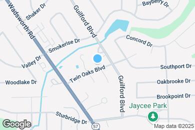 Map image of the property - 775 Twin Oaks Blvd