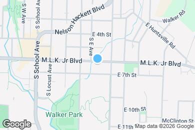 Map image of the property - 21 E Martin Luther King Jr Blvd