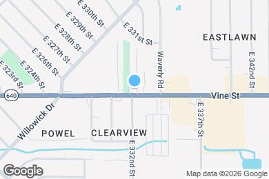 Map image of the property - Vine East Apartments