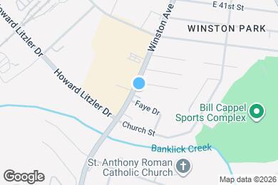 Map image of the property - 4600 Winston Ave