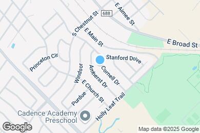 Map image of the property - 206 Cornell Dr