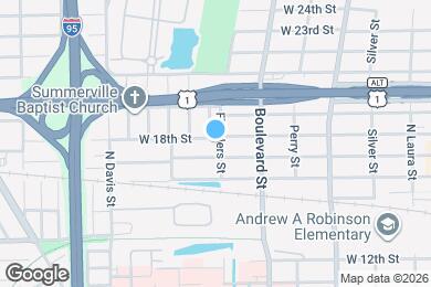 Map image of the property - 604 W 18th St