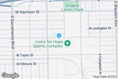 Map image of the property - 2719 W Polk St