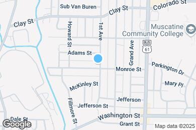 Map image of the property - 1202 1st Ave