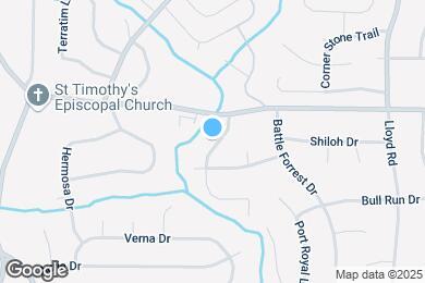 Map image of the property - 2813 Battlecrest Dr