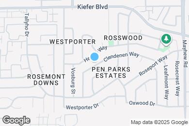 Map image of the property - 9125 Clendenen Way
