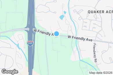 Map image of the property - 6717 W Friendly Ave