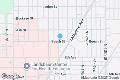 Map image of the property - 1701 N 9th St