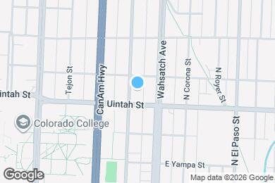 Map image of the property - 1217 N Weber St