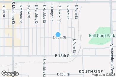 Map image of the property - 2301 S Beacon St