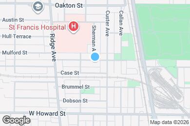 Map image of the property - 720 Mulford St