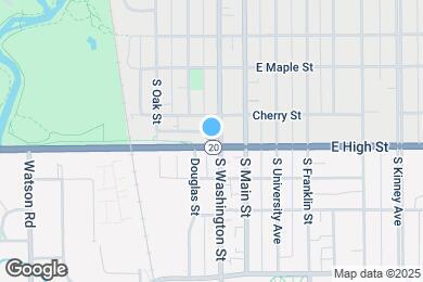 Map image of the property - 714 S Washington St