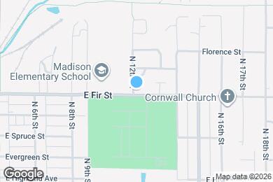 Map image of the property - 1201 E Fir St