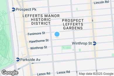 Map image of the property - 135 Hawthorne St