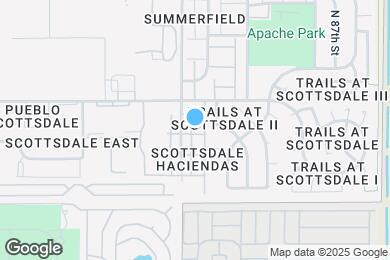 Map image of the property - Scottsdale Haciendas Condominiums
