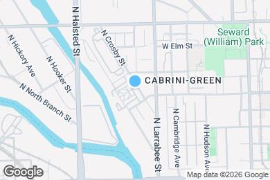 Map image of the property - 1020 N Crosby St