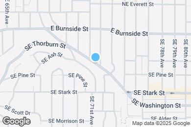 Map image of the property - 7150 SE Thorburn St