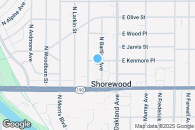 Map image of the property - 4049 N Bartlett Ave
