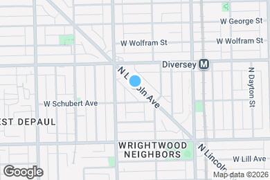 Map image of the property - 2734 N Lincoln Ave