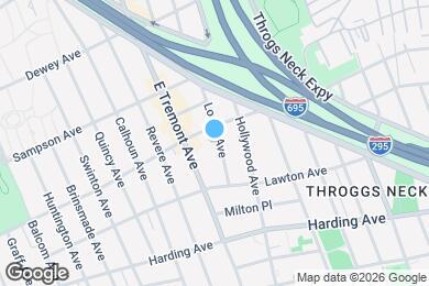 Map image of the property - LOGAN AVENUE, BRONX