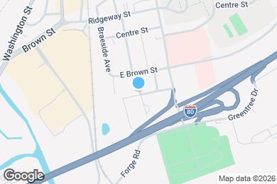 Map image of the property - 391 Brodhead Ave