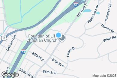 Map image of the property - 8748 4th Ave S